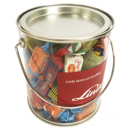 Big PVC Bucket with Allen's Wrapped Lollies 500g